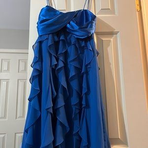 Royal blue knee dress
